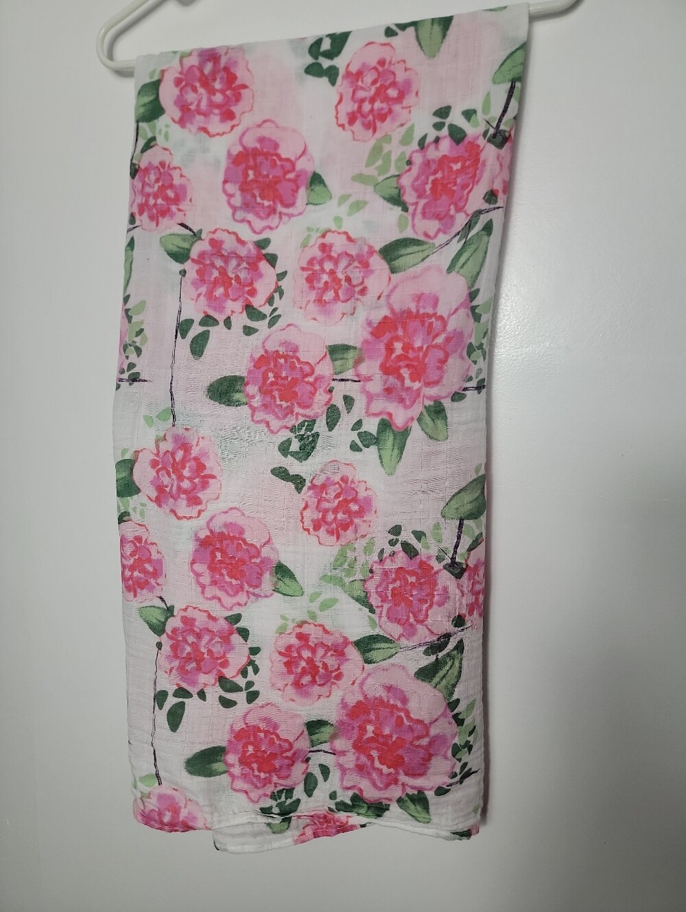 Lolly Banks Multicolored Floral 100% Cotton Baby Blanket